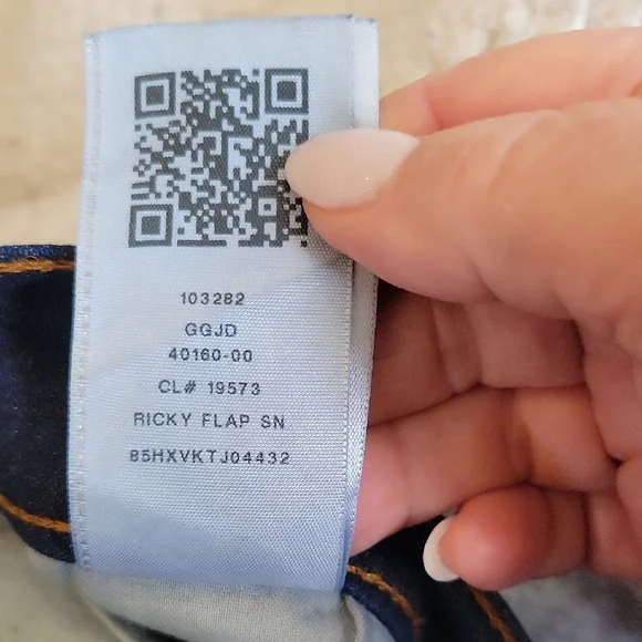 True Religion Ricky Flap Pocket Blue Relaxed Straight Jeans Classic Style Straight